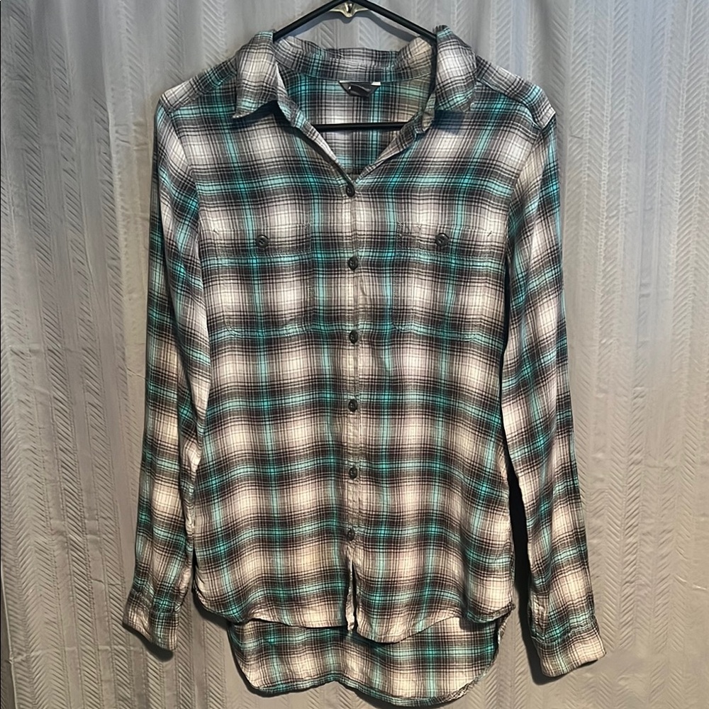 Eddie Bauer Plaid Top